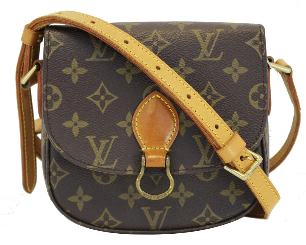 Authentic LOUIS VUITTON Monogram Canvas Saint Cloud PM Crossbody Bag C