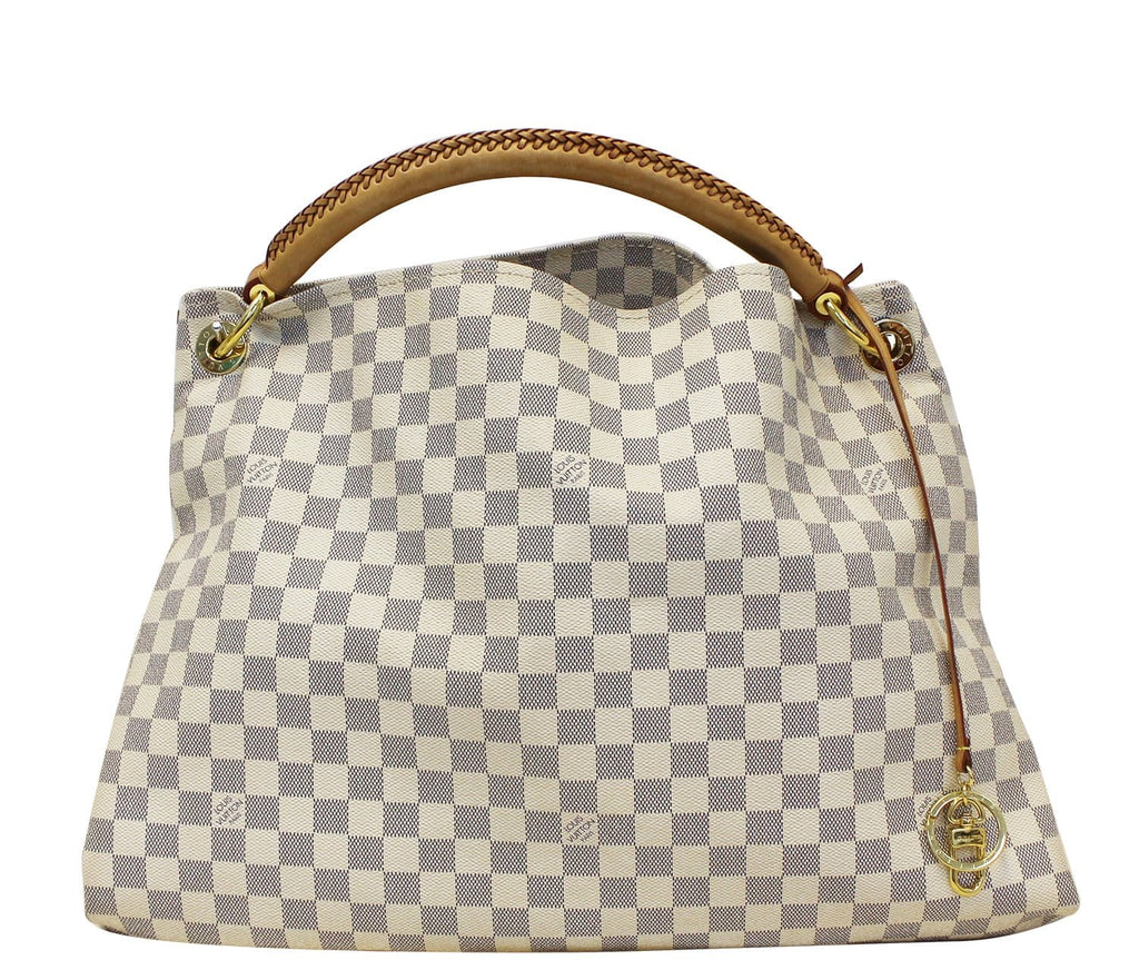 LOUIS VUITTON Damier Azur Artsy GM Shoulder Bag Limited