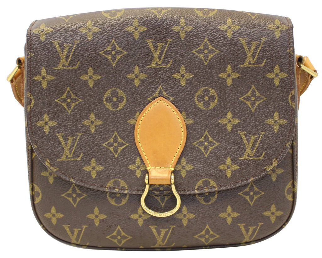 LOUIS VUITTON Monogram Canvas Brown Saint Cloud PM Shoulder Bag