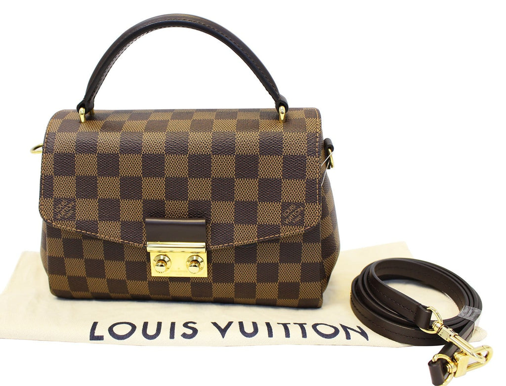 Authentic LOUIS VUITTON Damier Ebene Croisette Bag TT1745