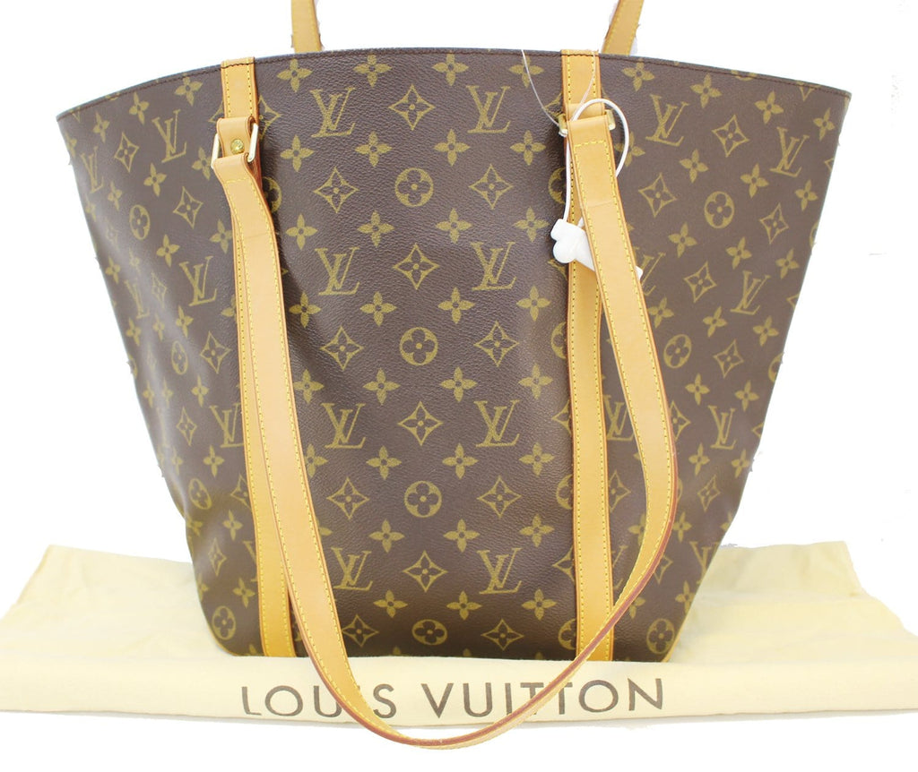 Authentic LOUIS VUITTON Monogram Canvas Sac Shopping Tote TT1512