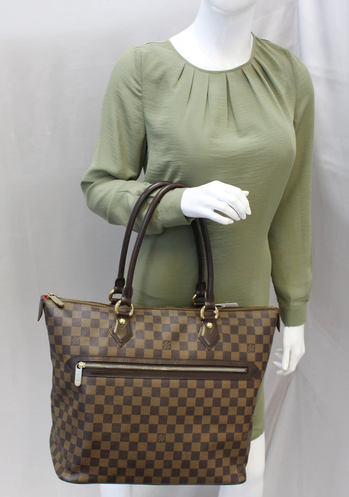 Louis Vuitton Vintage - Damier Ebene Saleya PM Bag - Brown - Damier Canvas  and Leather Handbag - Luxury High Quality - Avvenice