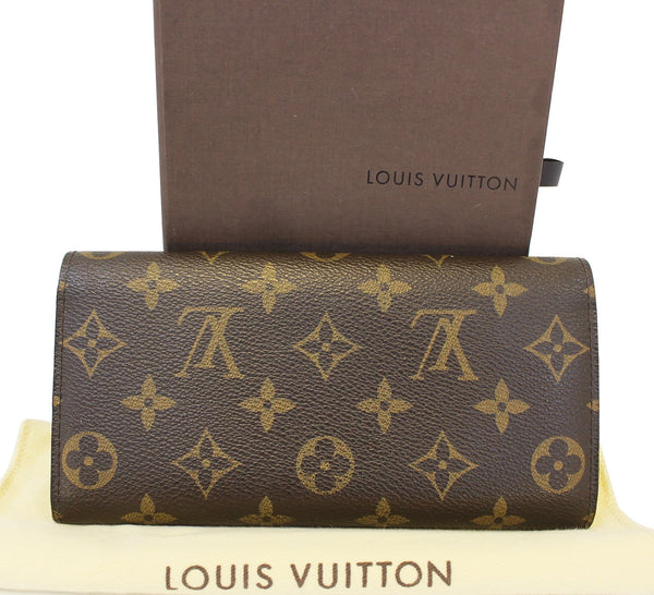 Authentic LOUIS VUITTON Monogram Emilie Wallet E3453