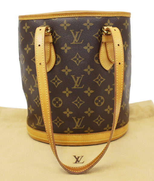 LOUIS VUITTON Bucket PM Monogram Canvas Shoulder Bag