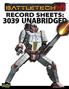 Record Sheets: 3039 Unabridged