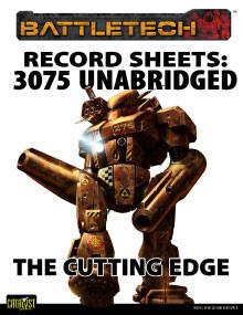 Record Sheets: 3075 Unabridged - The Cutting Edge