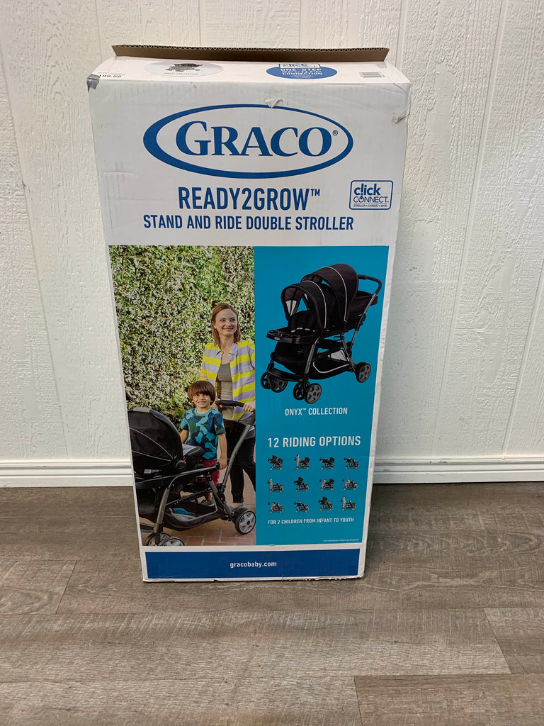 ready2grow stand and ride double stroller