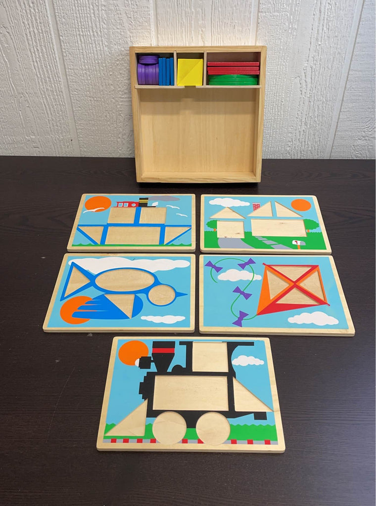 Melissa & Doug Beginner Pattern Blocks