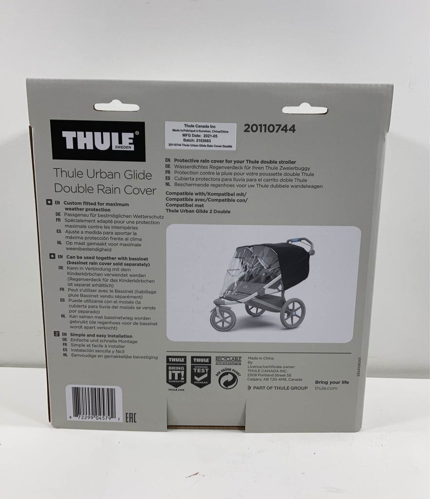 Thule Urban Glide Raincover Double Clear