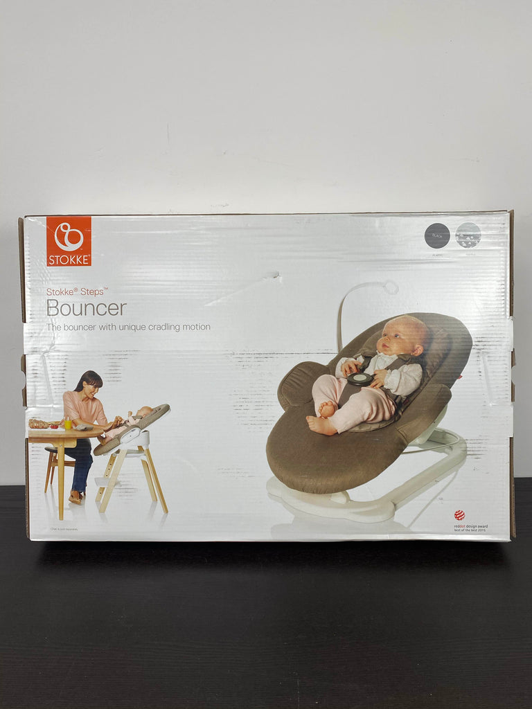 stokke steps bouncer grey clouds