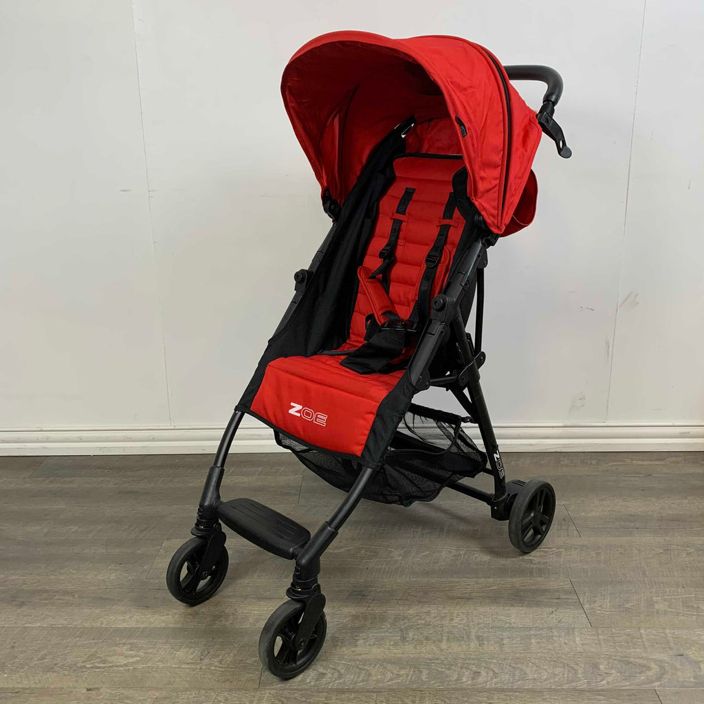 Zoe Tandem+ Stroller, Luxe Red