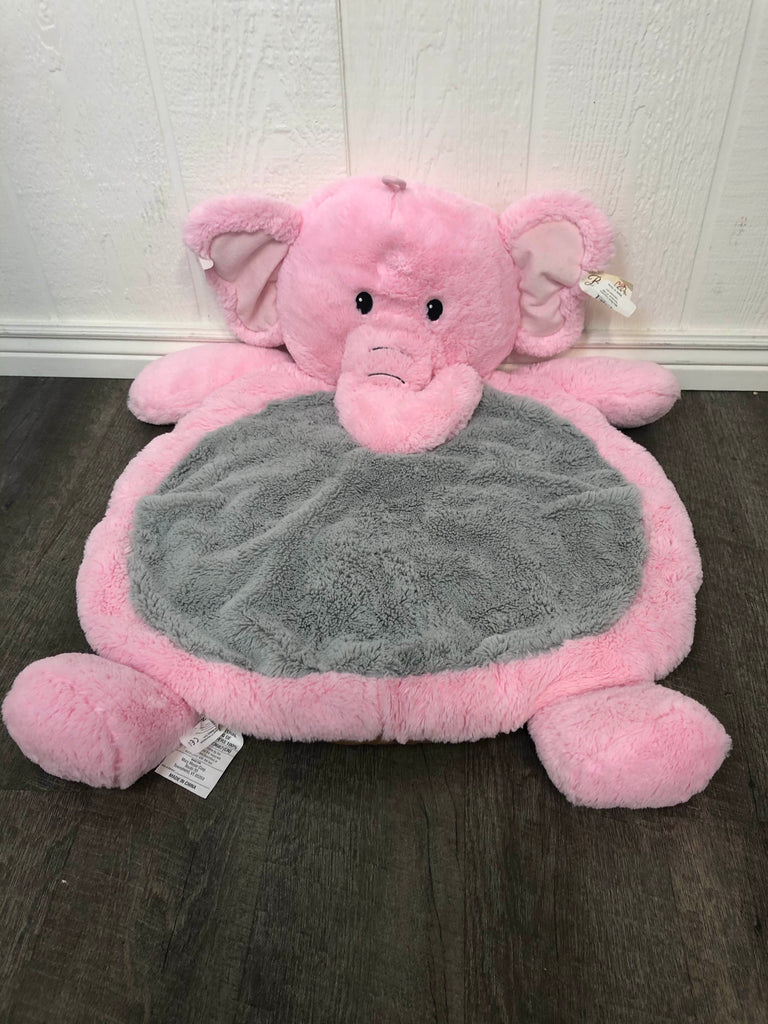 Pink Elephant Baby Mat