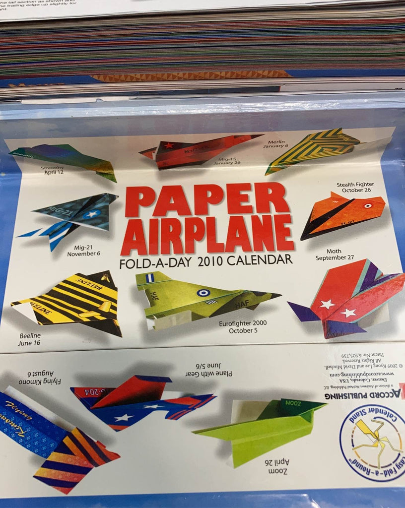 Paper Airplane FoldADay Calendar, 2010