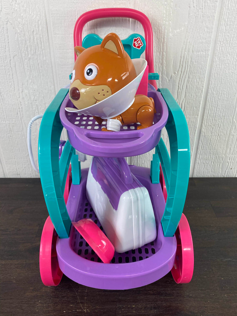 kid connection vet cart playset