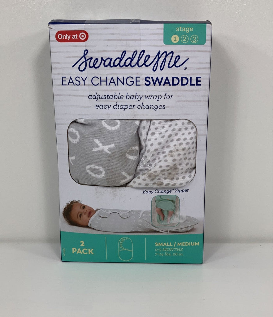 SwaddleMe Original Swaddle Wrap With Easy Change, 2pk, Small/Medium(0