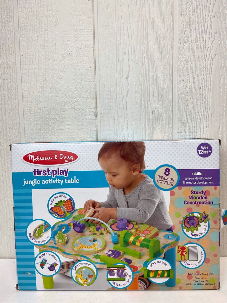 melissa & doug first play jungle activity table