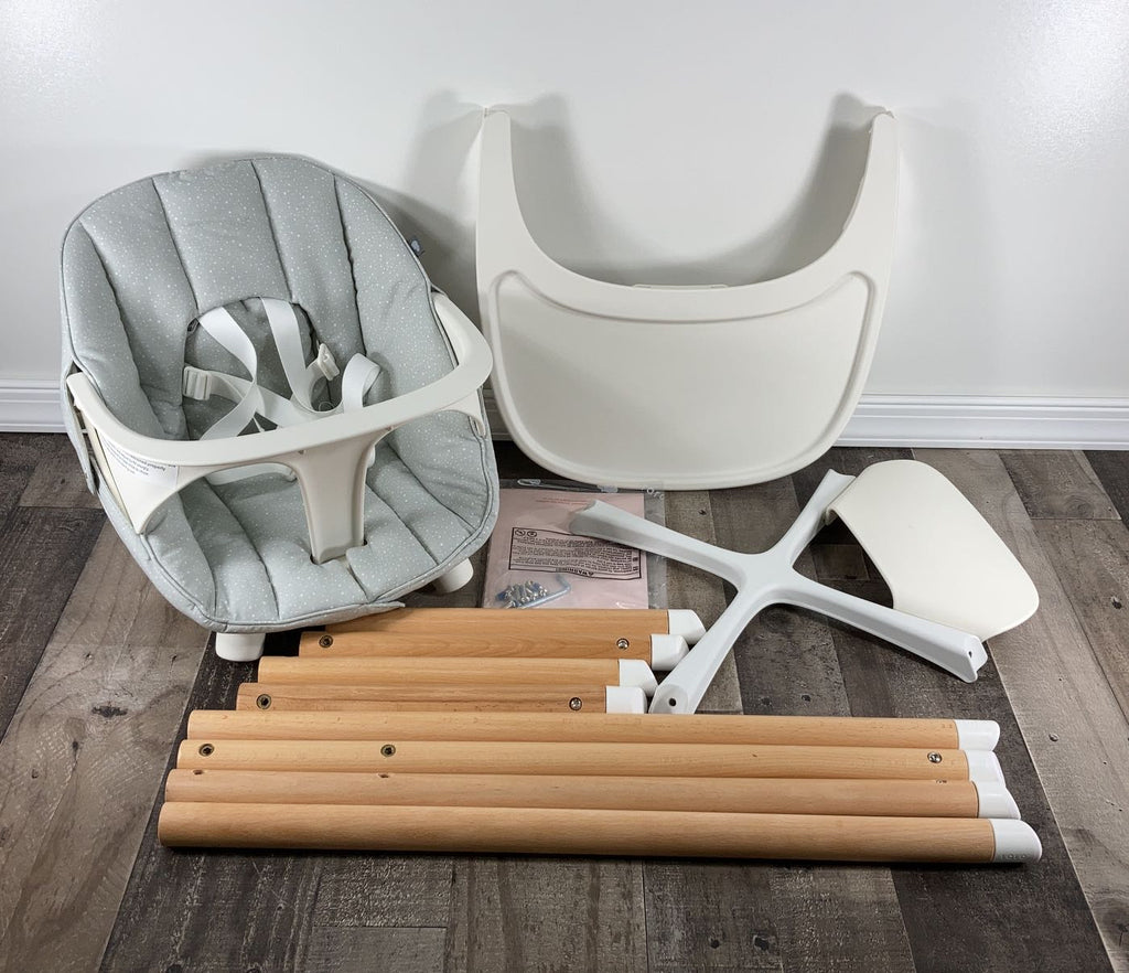 Lalo 2 In 1 Highchair, Coconut