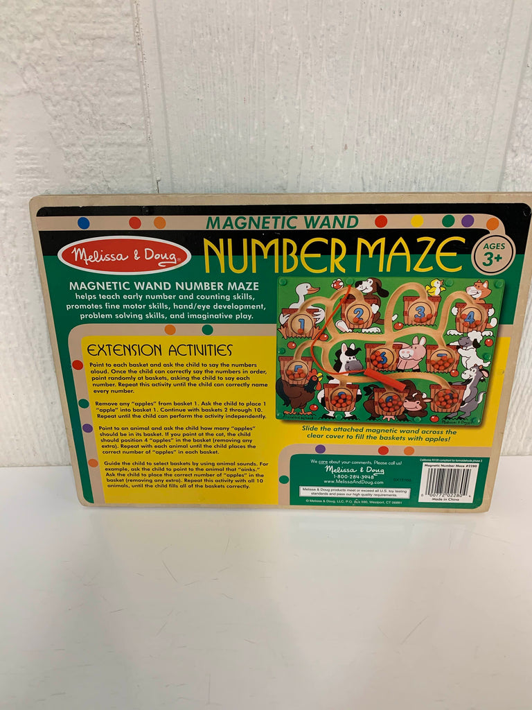 melissa & doug magnetic number maze