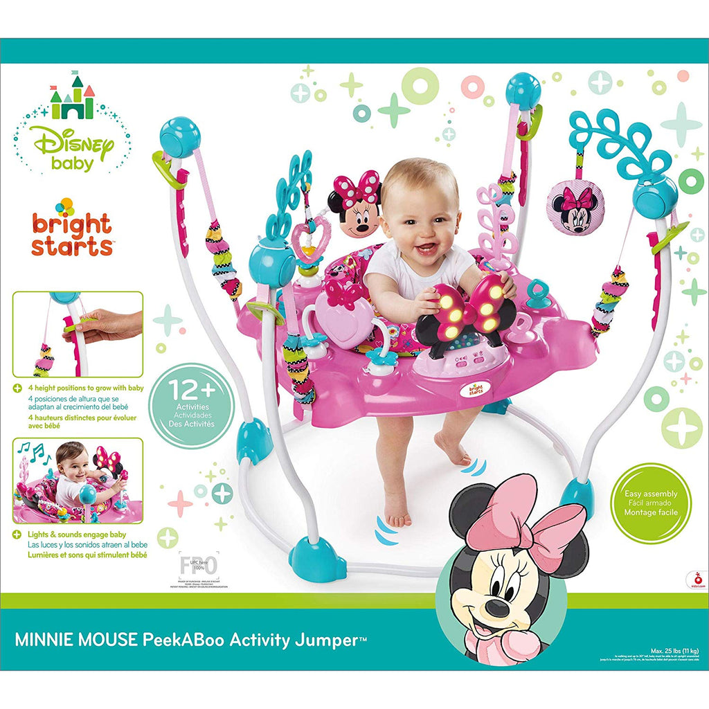 disney baby minnie mouse activity jumper