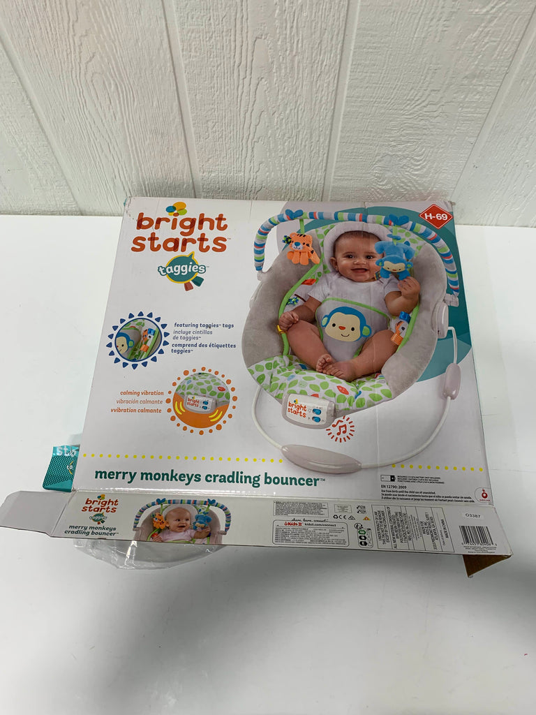 bright starts merry monkeys cradling bouncer