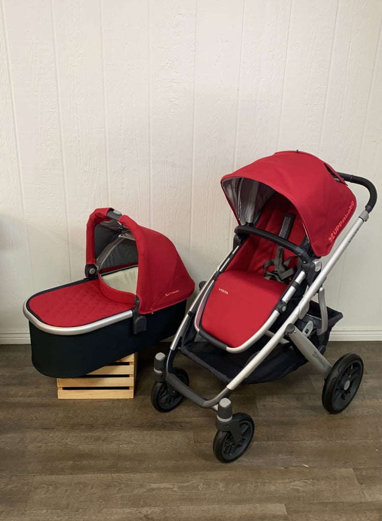 uppababy cruz stroller red