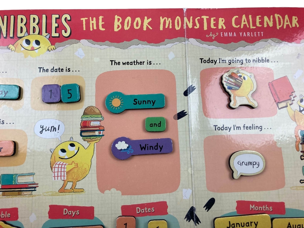 Emma Yarlet Nibbles The Book Monster Calendar