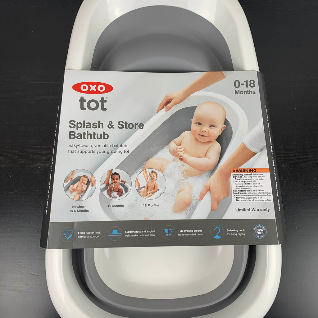 OXO Tot Splash & Store Baby Bathtub