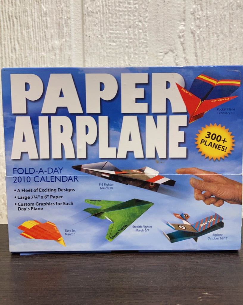 Paper Airplane FoldADay Calendar, 2010