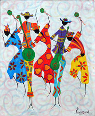 Peinture haitienne Haitian painting Carnaval