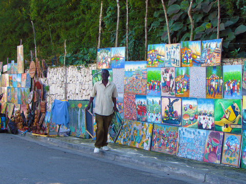 Haiti Paintings on the street