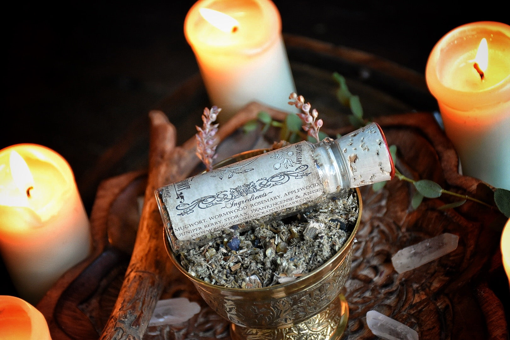 Realm of Spirit /// Loose Botanical Incense /// Spirit Invocation /// 1oz /// Pierce the Veil - Moon Goddess Magick Apothecary