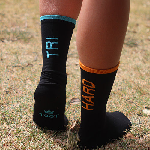 Custom Triathlon Socks for Tri Club