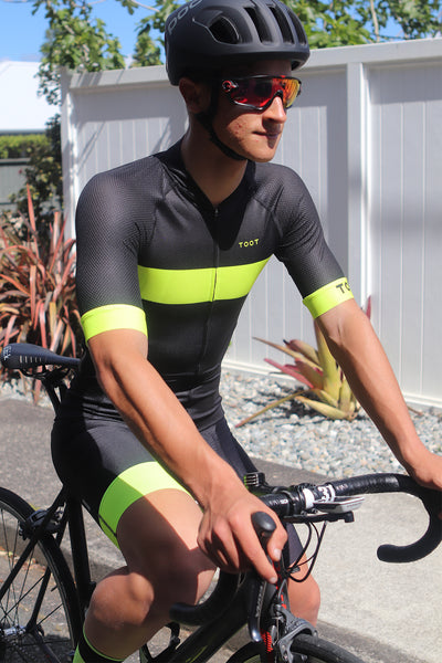 fluro cycling jersey