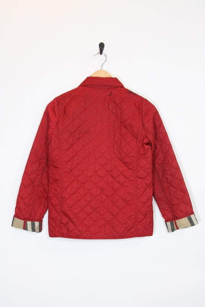 red burberry jacket