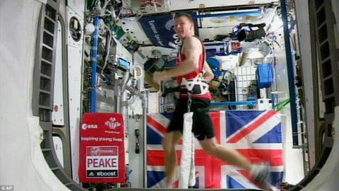 British astronaut Tim Peake Guinness World Record