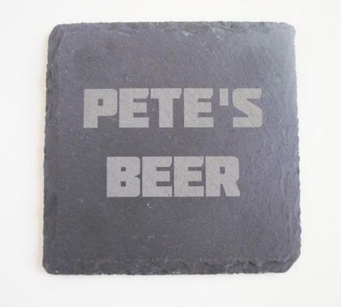 Engraved Beer Coaster