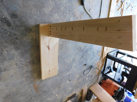 Attaching lumber using pocket hole joinery