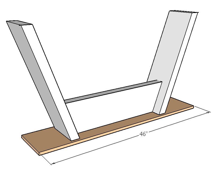 Industrial Console Table Plans