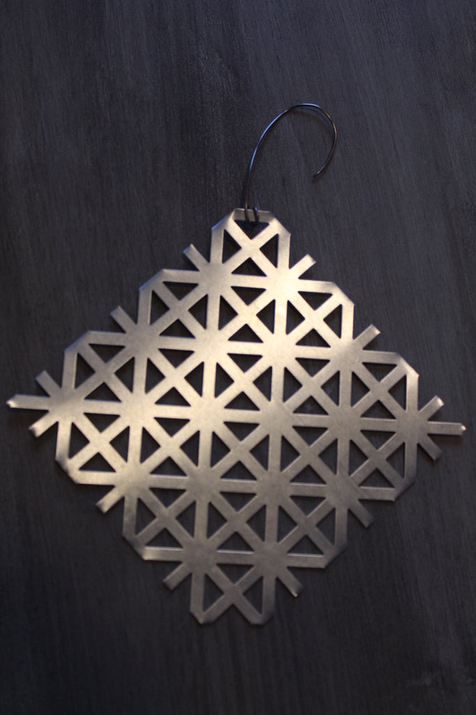 Metal Christmas Snowflake Ornaments