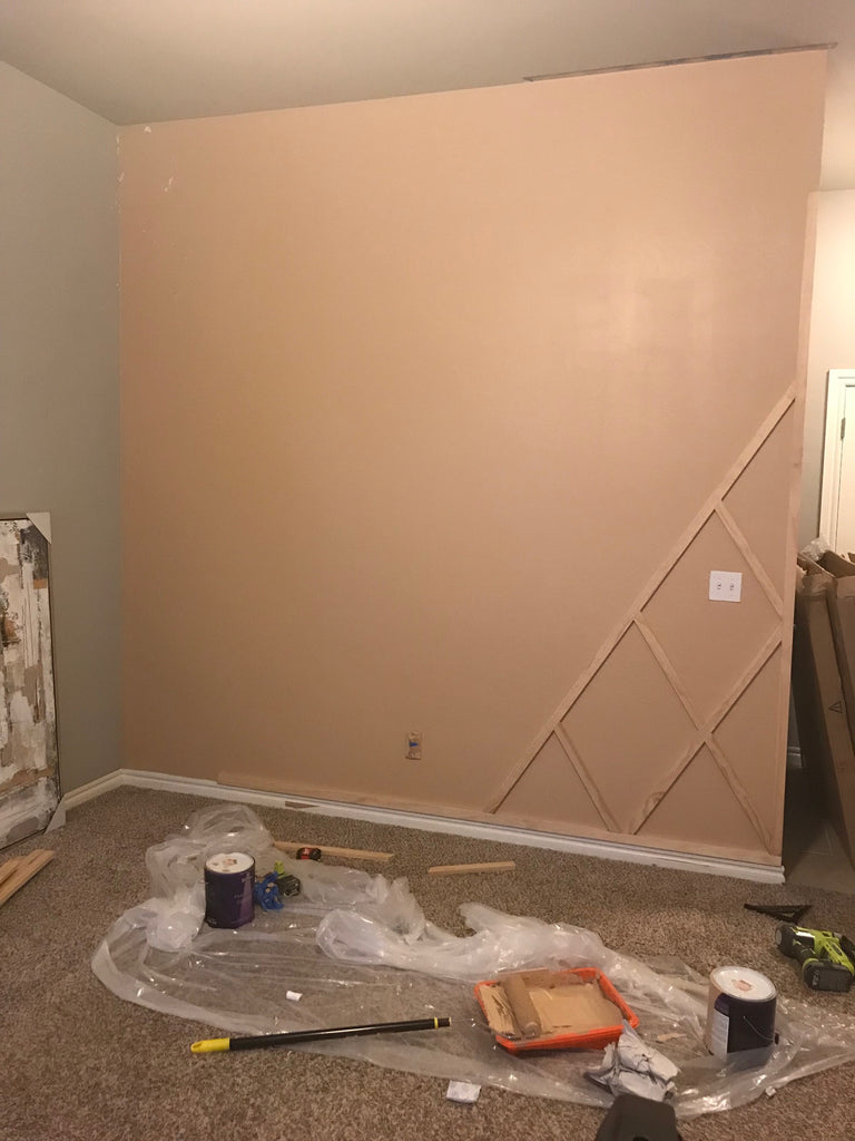 DIY Paneled Wall