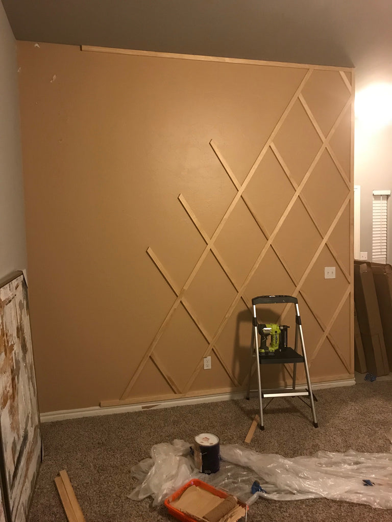 DIY Paneled Wall