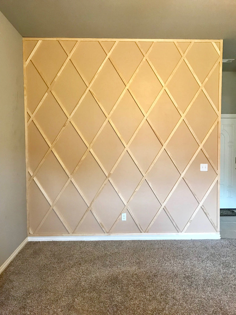 DIY Paneled Wall