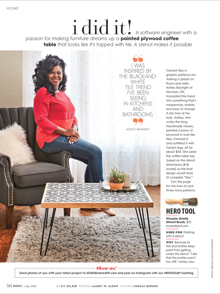 I did it better Homes and Gardens feature