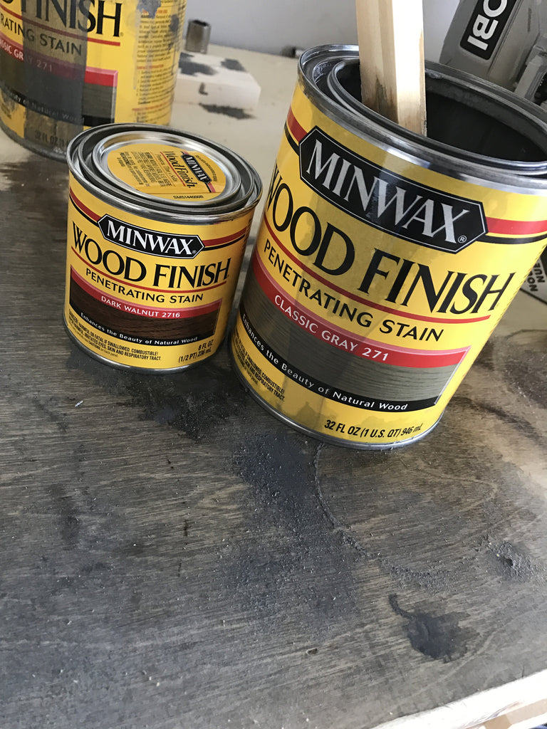 Minwax Wood Stain Classic Grey and Provincial