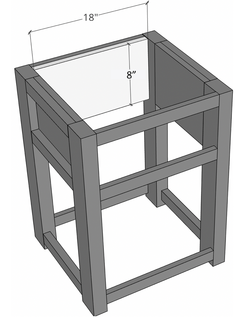 Farmhouse Nightstand Plans