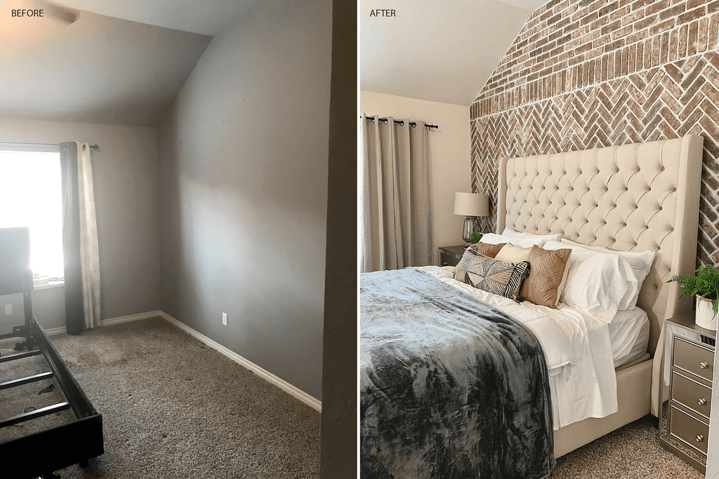 Bedroom Before and After 