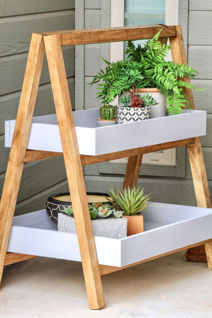 Modern A-Frame Plant Stand