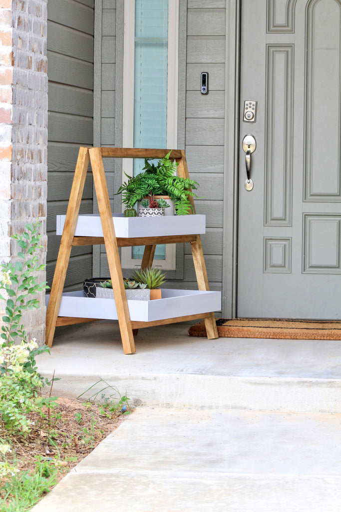 Modern A Frame Plant Stand