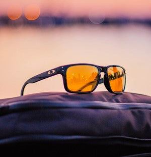 Oakley Sunglasses with orange lenses photo by Tyrel Johnson