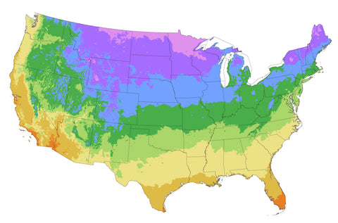 USDA Hardiness Zone Map (Garden Delivery / Mail Order Garden Center and Nursery / Buy Best Plants Online)